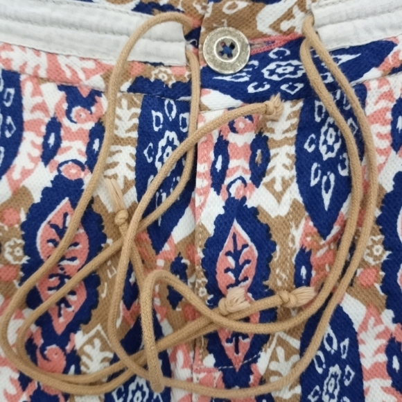 Pilcro Paz Ikat Joggers Royal Blue Sz 26 - Picture 4 of 16